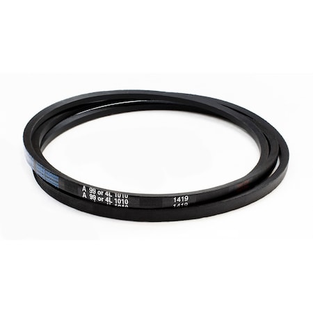 D&D A99/4L1010 Classical V-Belt, 101 in Outside Length, 1/2 in Top Width, 1 Ribs A99/4L1010